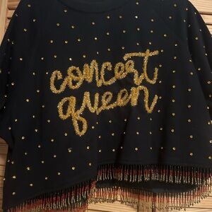 Black Concert Queen Sweater